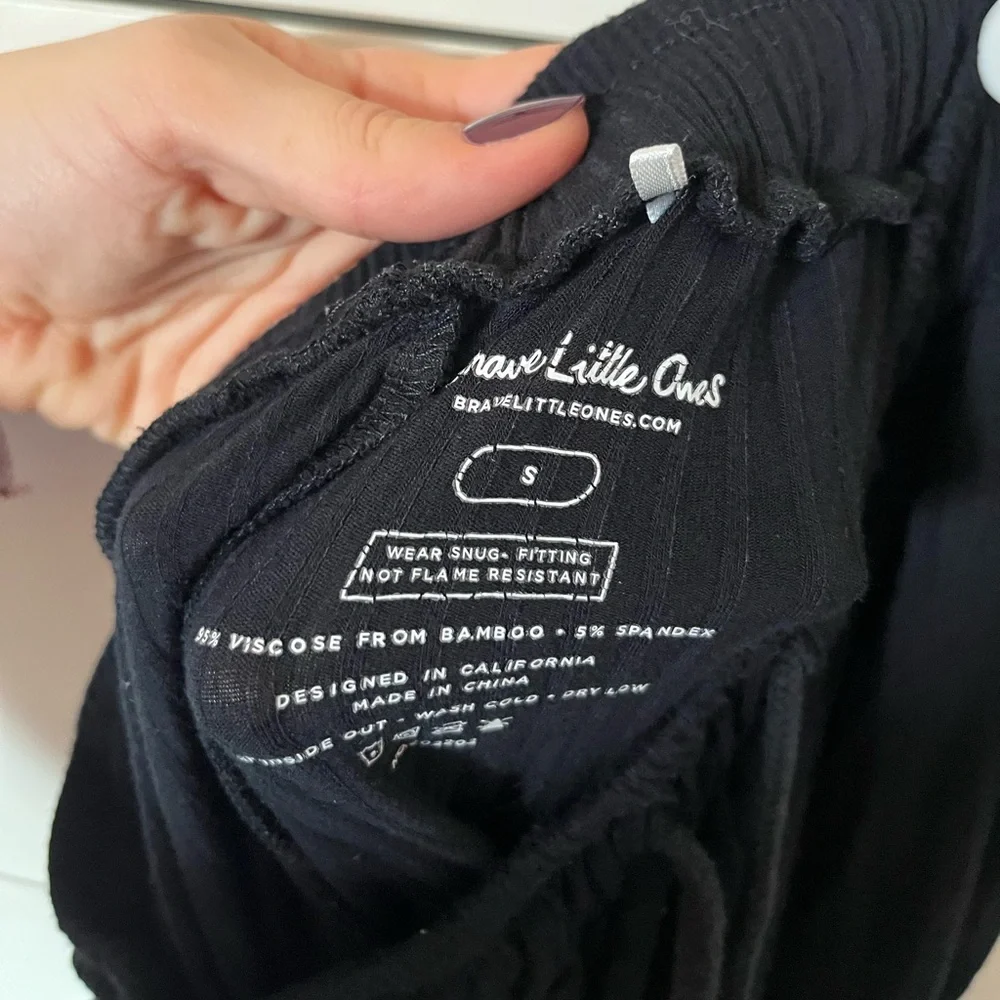 Women's Black Pajama Set - Picture 6 of 6